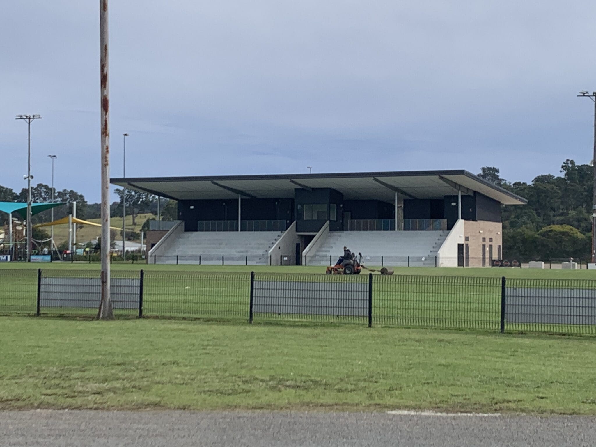 Dudley Chesham Sports Ground new grandstand Part of the facilities at Dudley Chesham Sports Ground at The Oaks